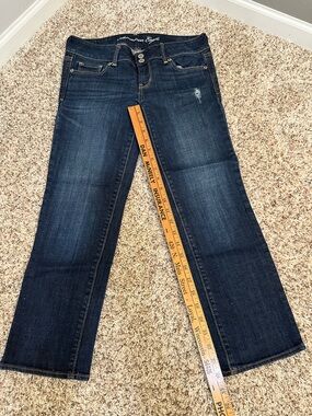 American Eagle Outfitters Dark Blue Flare Jeans